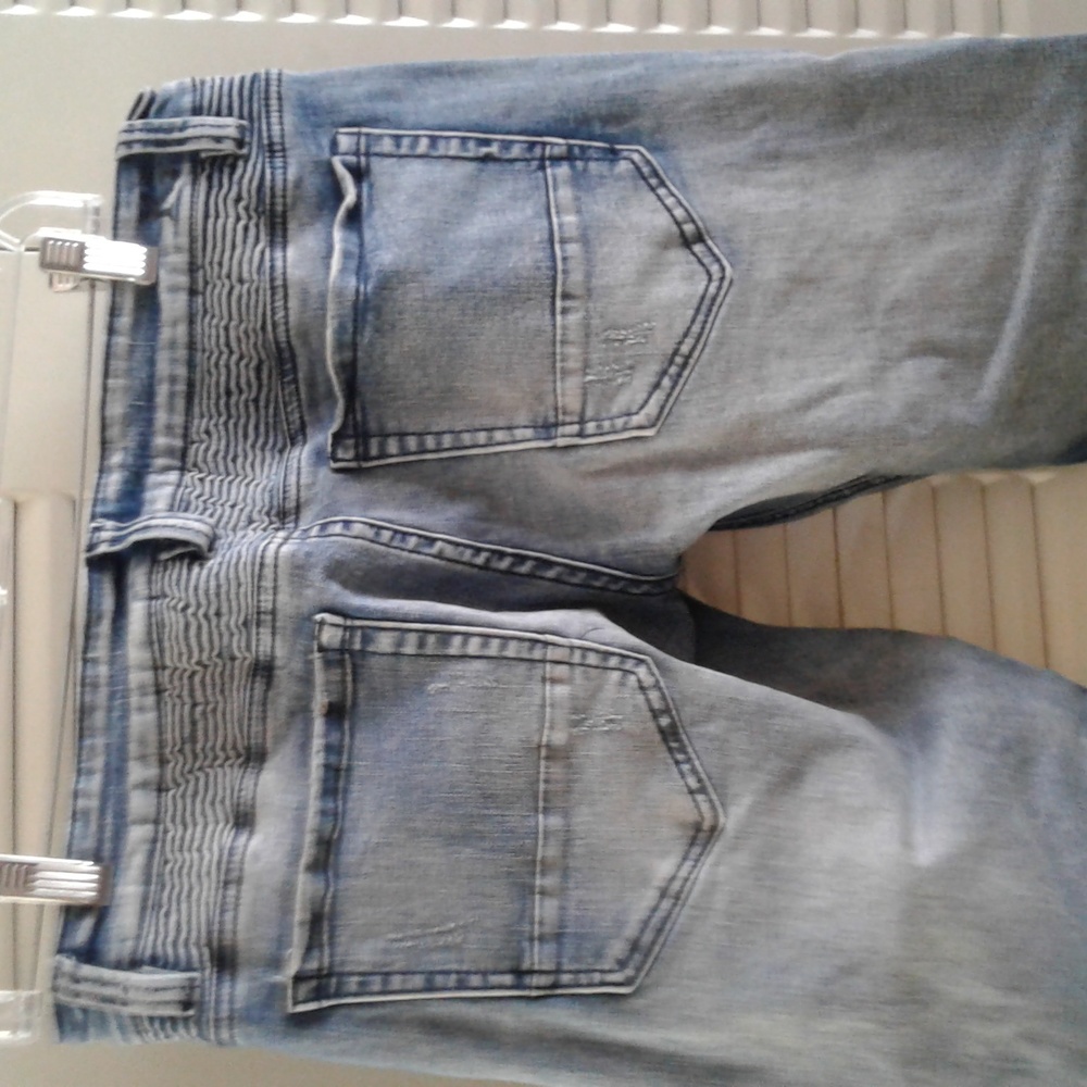 Mens Kilogram Distressed and Ribbed Jeans - Picture 3 of 7
